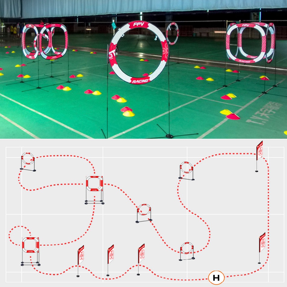 FPV Racing Gate for 3 Inch Tin - Drone Kit Vtol review and price